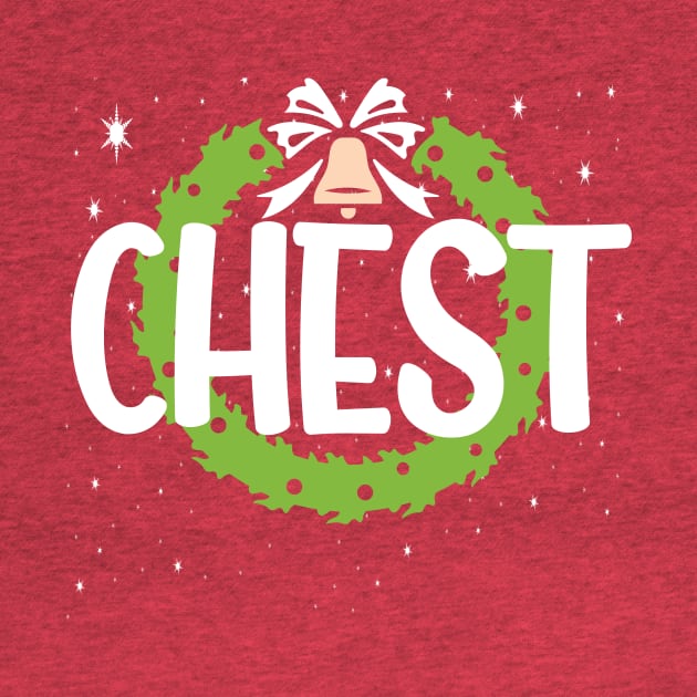 Chest Nuts Couple Christmas funny gift by DODG99